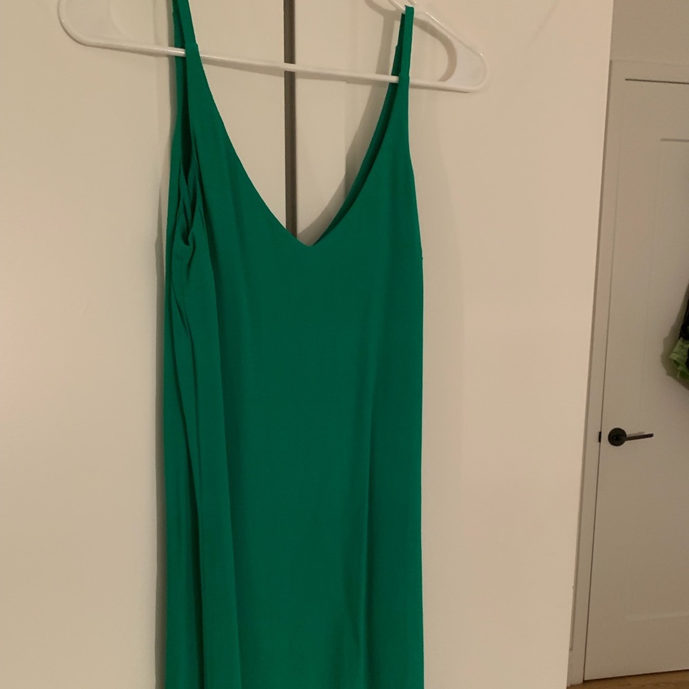 Kelly green topshop dress